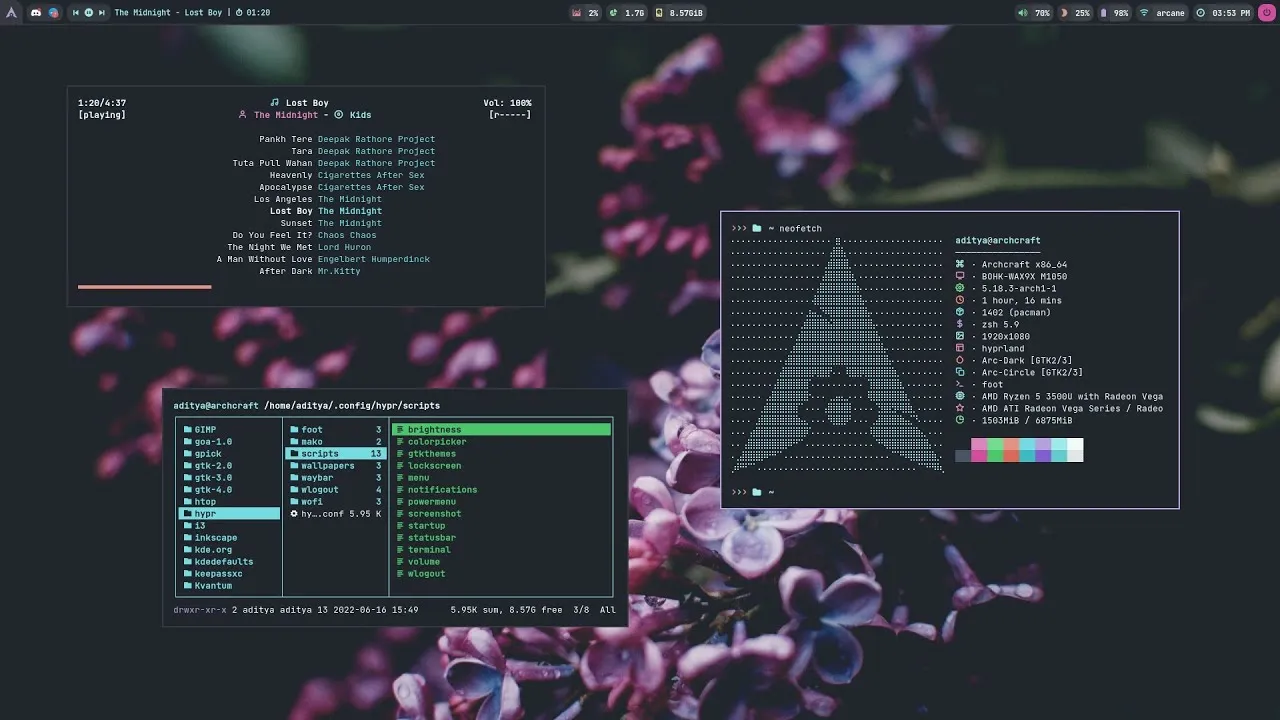 Hyprland desktop