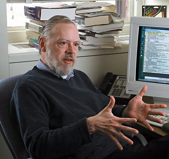 Ken Thompson y Dennis Ritchie en Bell Labs creando Unix